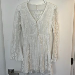 Free People lace white dress - Size 4